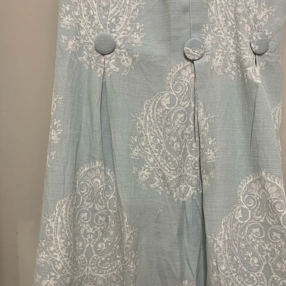 The Luxury Collection Blue and White Patterned Curtains